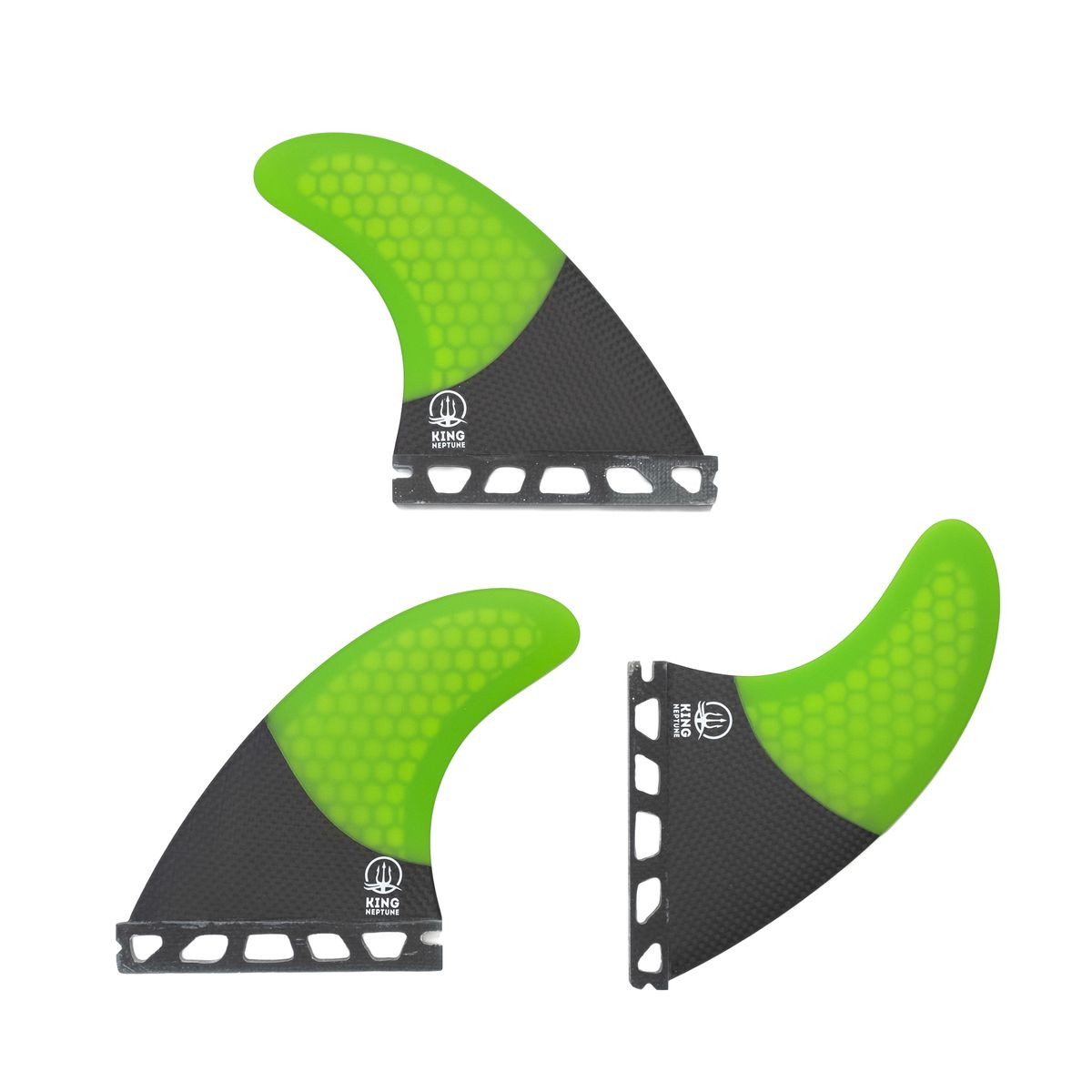 medium surf fins 3 fin setup performance