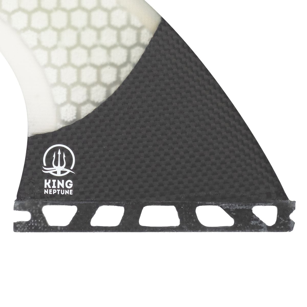 single tab surfboard fins close up detail