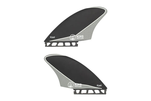 twin keel fins fish surfboard setup
